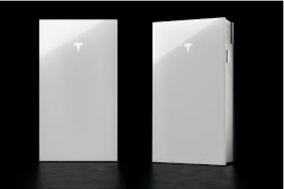 Tesla Powerwall 3 on a black background.